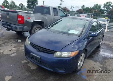2006 Honda Civic Ex из США, поврежденный, VIN 2HGFG12866H576390